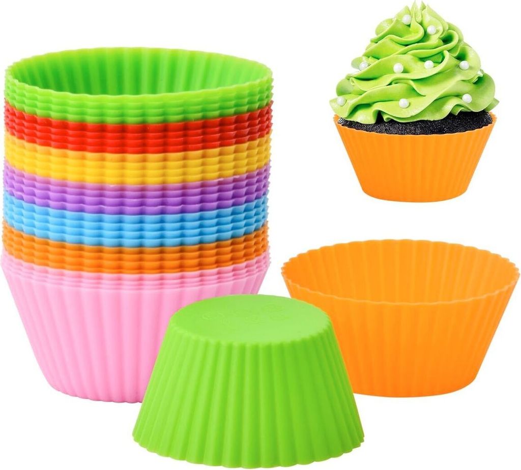 Silikon Muffin Backform 8 - 24 Stück Muffinform Produktbild 1