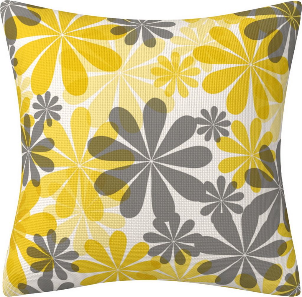 45x45CM Moderne Quadratische Kissenbezüge Blumenmuster Kissenbezug Versteckter Reißverschluss Sofakissenbezug Home Schlafzimmer Bettwäsche Dekor...