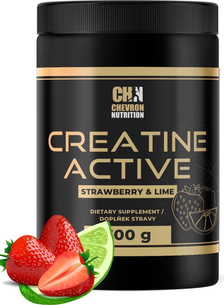 Creatine Active 500 g Erdbeere & Limette