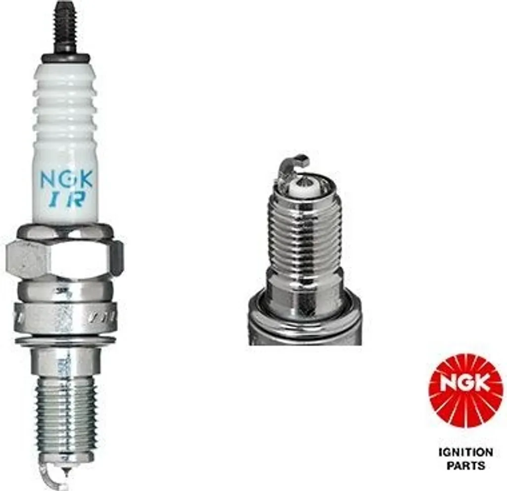 NGK Candela accensione 91381 Elettrodo centrale - iridio 1 Elettrodo di massa schermato/a 1 kOhm con sede-tenuta piatta Attacco/Raccordo-SAE fisso Apertura chiave: 16 mm Lunghezza filettatura: 26,5mm