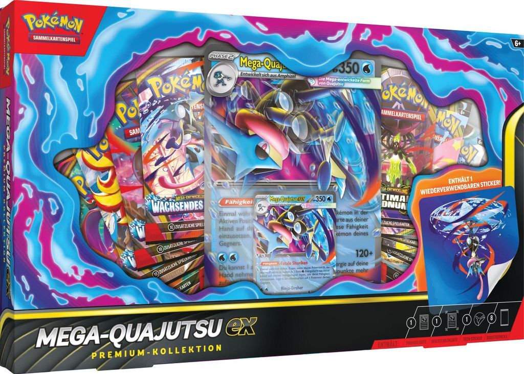 Collezione Premium Pokémon Mega-Quajutsu-ex Immagine del prodotto 