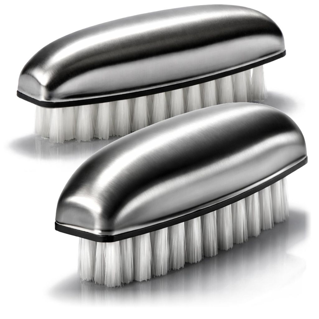 Wilhelm Sell® 2 stuks roestvrijstalen handwasborstels met Productafbeelding 