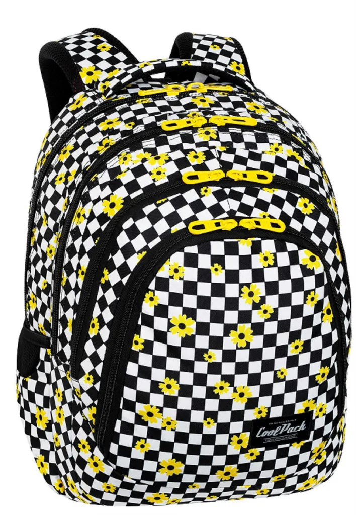 Sac à dos Coolpack Drafter Chess Flow pour collège, lycée et loisirs