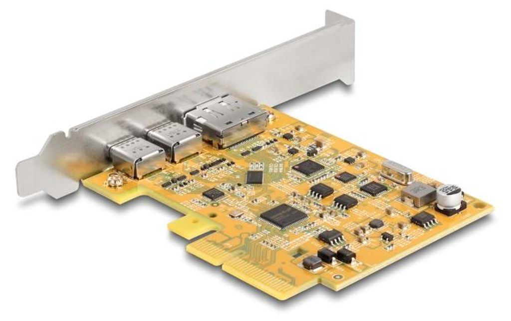 DeLOCK PCIe x4 Karte zu 1x ext. USB-C 10 Gbit/s B. + 1x extern USB-C