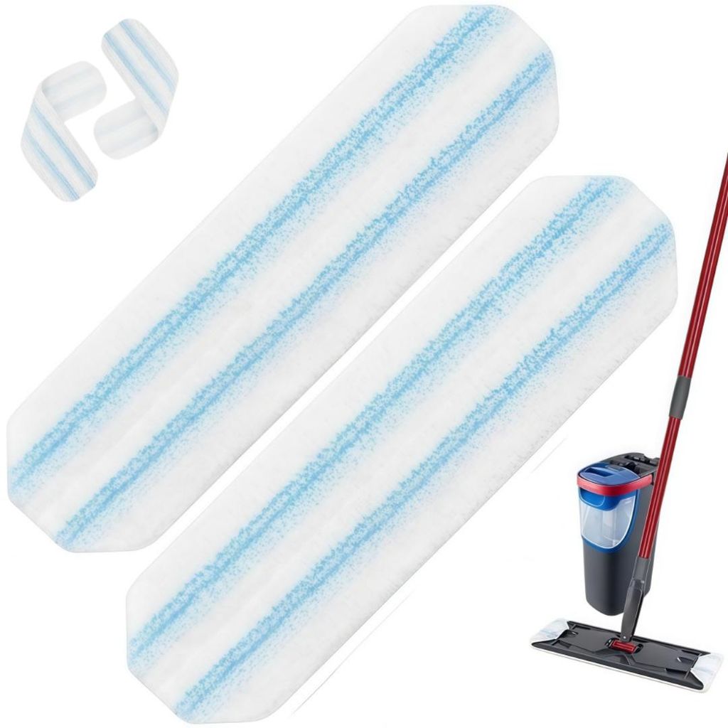 2 Stück Mikrofaser Ersatzbezug für Vileda H2PrO Produktbild 