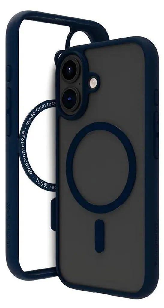 Étui de protection iPhone 16 MagSafe dbramante1928 Grenen Bleu 15,5 cm