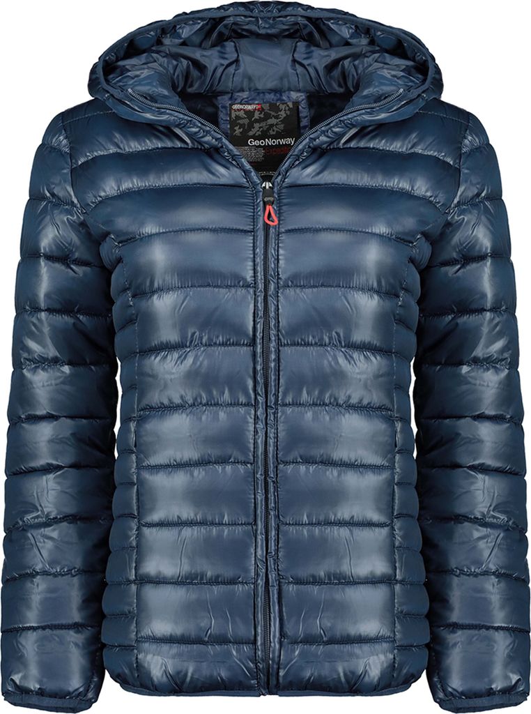 Geographical Norway Damen Herbst Winter Übergangs Jacke Steppjacke Kapuze Annecy Outdoor Kapuzenjacke