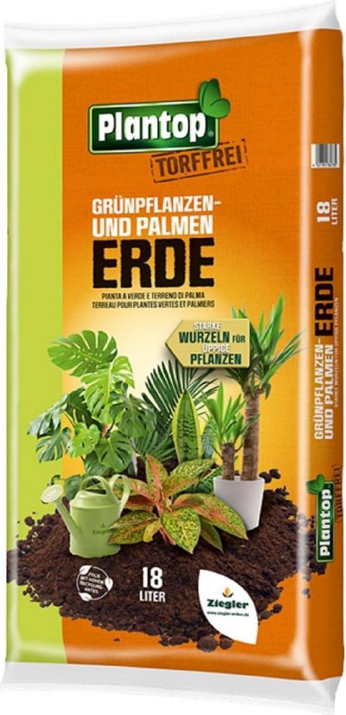 Plantop Grünpflanzen- und Palmenerde torffrei 18 L