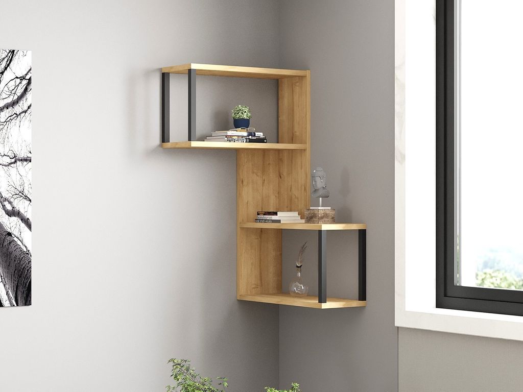 Skye Decor, Lecco - Sapphire Oak, Wandregal, Saphireiche, Produktbild 