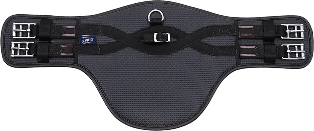 Shires ER174 Ceinture à clous élastique marron 81 cm pour équitation