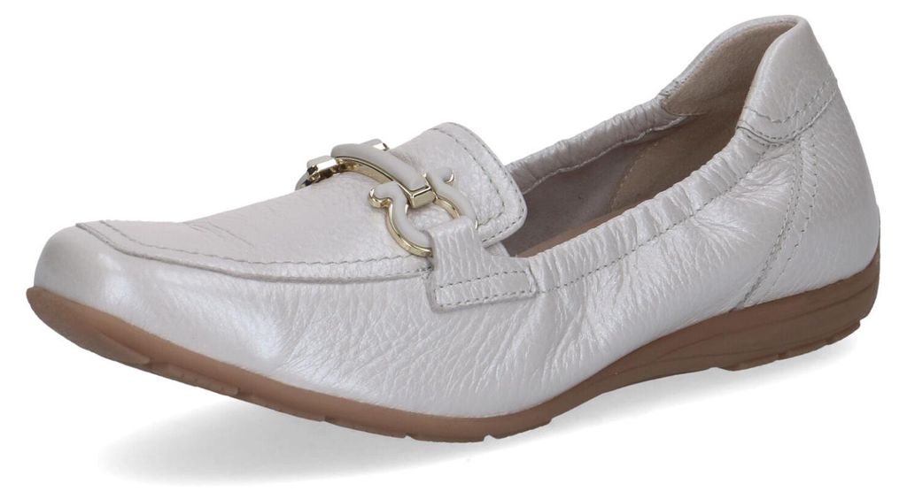 Caprice Slipper White Deer Hirschleder pearl 39 Produktbild 