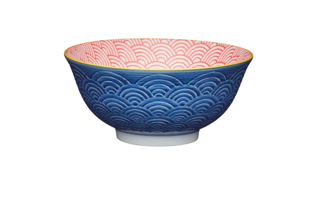 Mikasa Bowl "Blue Arc" blau – 4er Vorteilset Produktbild 