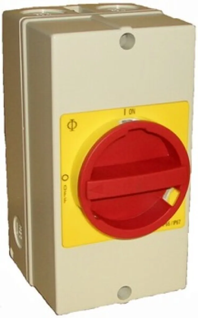 Interrupteur de Sécurité 25A Triphasé avec Boîtier Étanche IP65 - 2