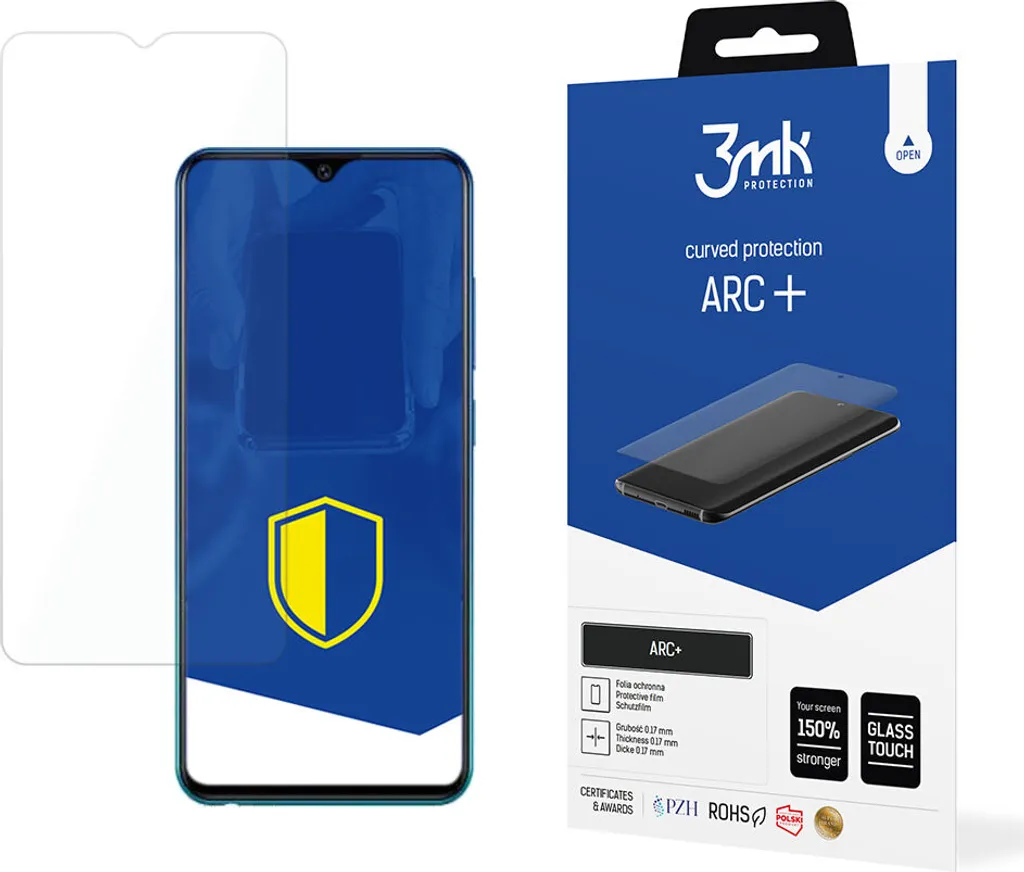 Protezione Integrale Vivo Y01: 3mk Arc+ Pellicola Anti-Urti