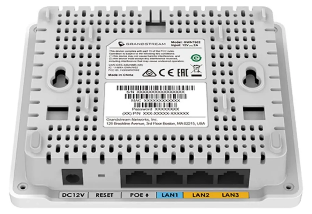 Point d'accès WiFi Grandstream GWN7604 compact avec switch intégré - 7
