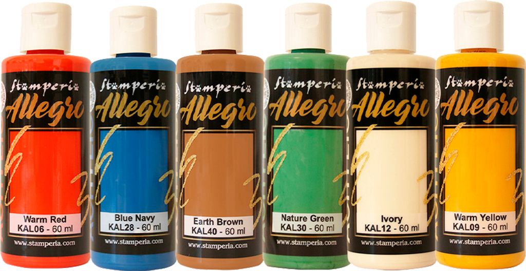 Stamperia Allegro Acrylfarbe Set Hidden Grove