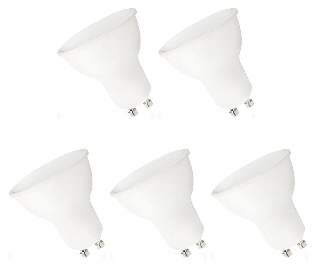 Spectrum GU10 LED Spot Lampe 7,5W 710lm 3000K Warmweiß 230V 5 Stück