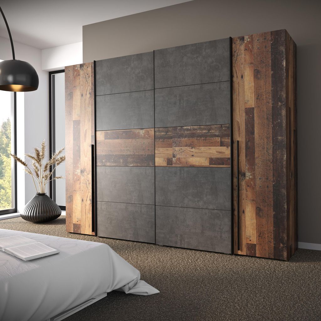 Forte NARAGO Kleiderschrank 270, rustikaler Produktbild 