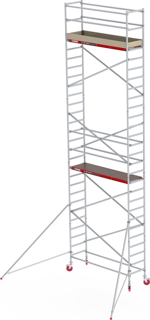 Altrex Fahrgerüst RS Tower 41 PLUS Aluminium ohne Safe-Quick mit Holz-Plattform 9,20m AH breit 0,90x2,45m