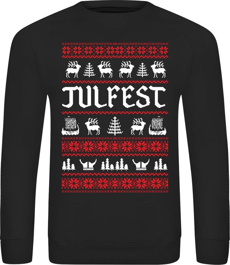 Herren Sweatshirt Pullover Julfest Wintersonnenwende Größe S - 5XL wikinger