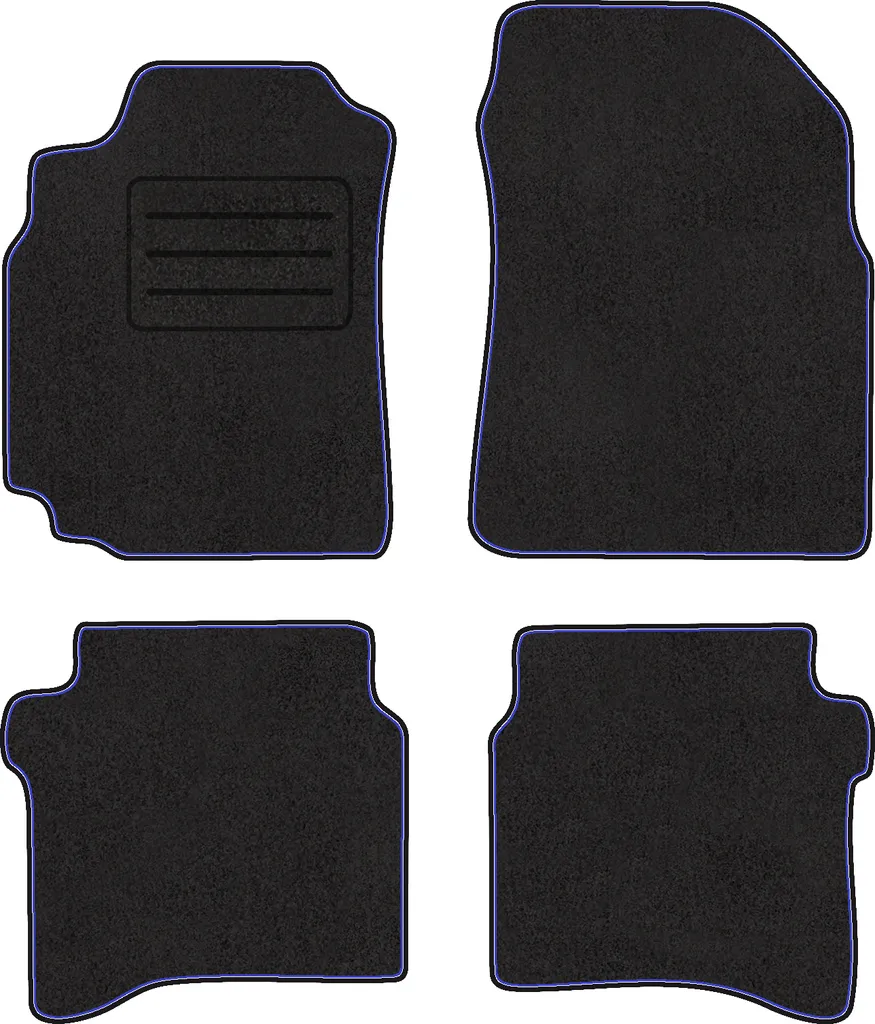 Set 4 Tappetini Velluto Nissan Primera P12 2002-2007 - Nuovo Premium - 2