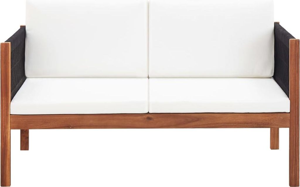 vidaXL Gartensofa 2-Sitzer Massivholz Akazie Produktbild 