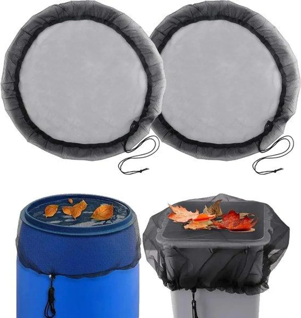 Protégez votre récupérateur d'eau : Filet anti-feuilles réglable 80 cm