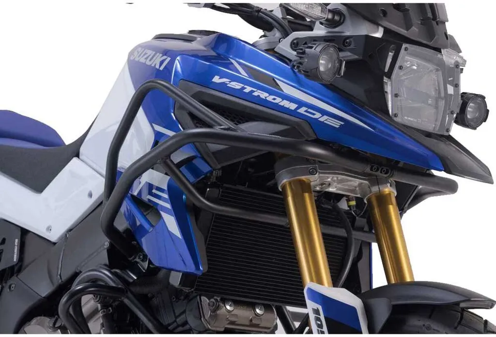 Crashbar Bleu en Acier SW-Motech pour Suzuki V-Strom 1050DE Taille Unique
