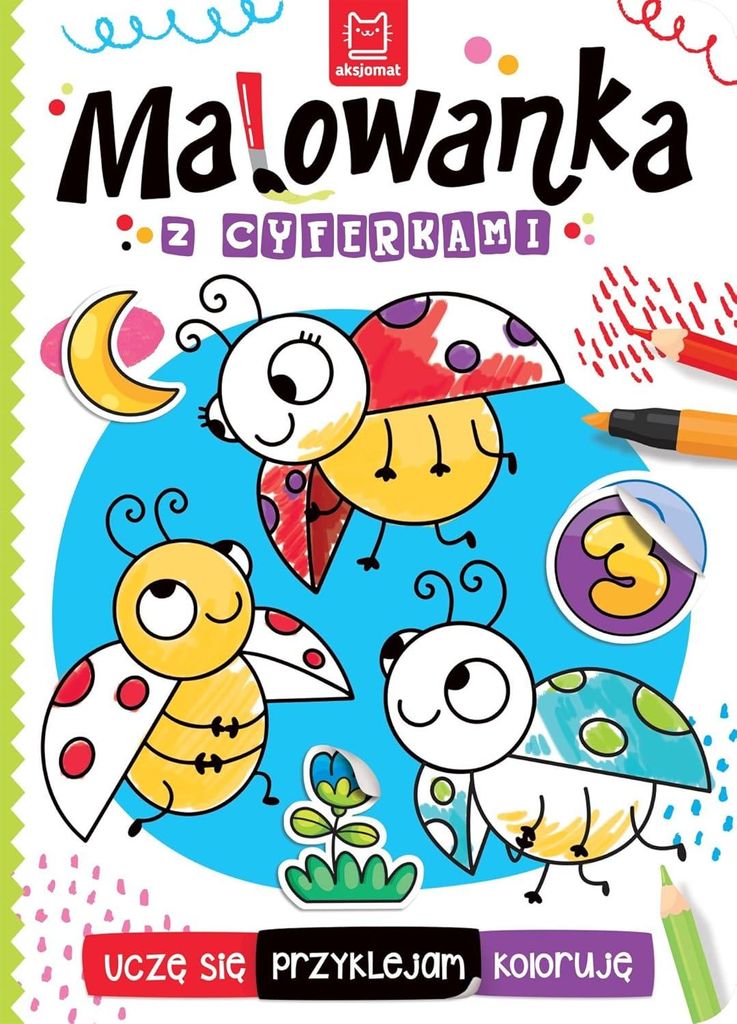 Ein Malbuch mit Zahlen, ich lerne, ich klebe...39082