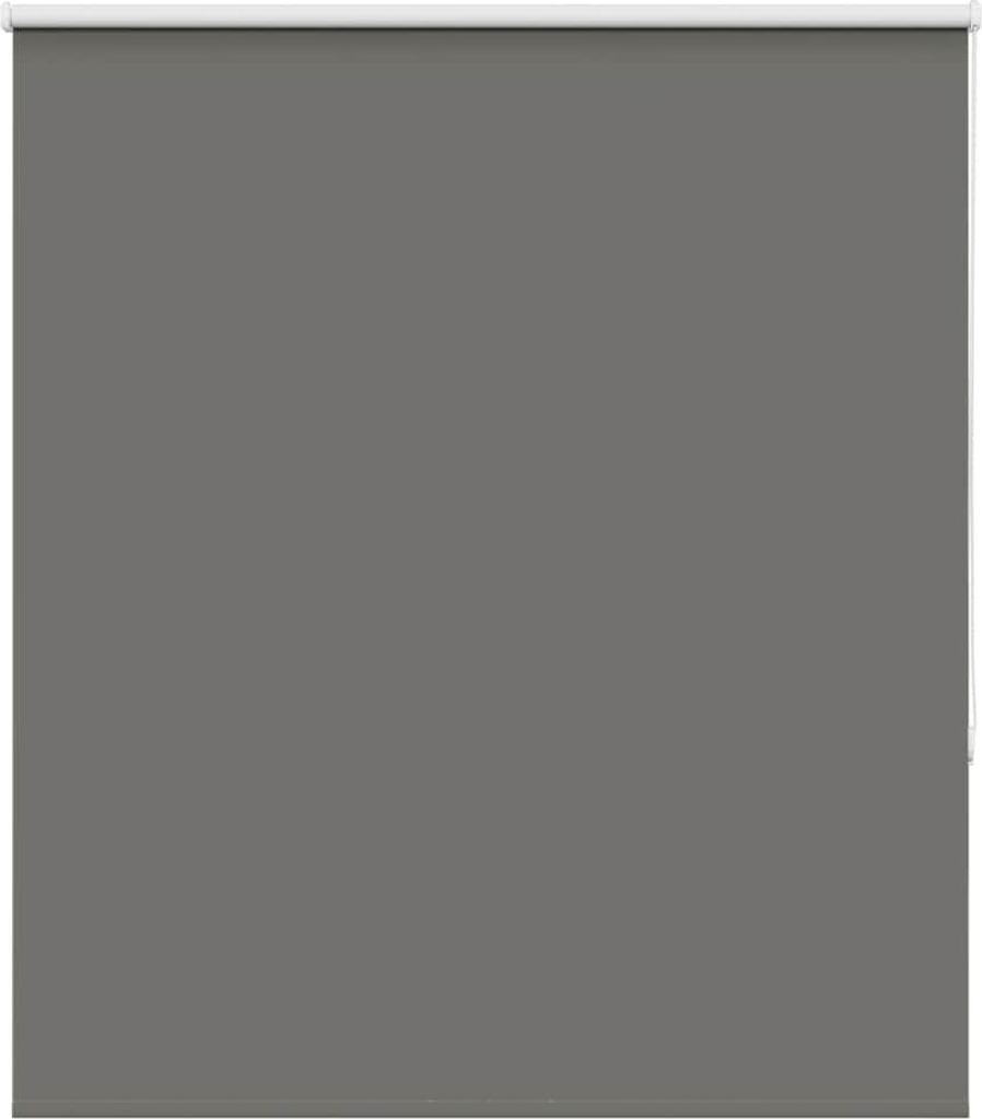 Maison Exclusive - Verdunkelungsrollo Grau 125x175cm Stoffbreite 121,6cm Polyester