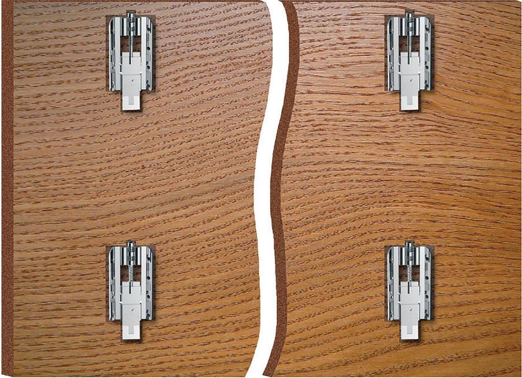 CAMAR Paneelaufhänger 814.45 zum Einfräsen ohne Feder, Stahl verzinkt