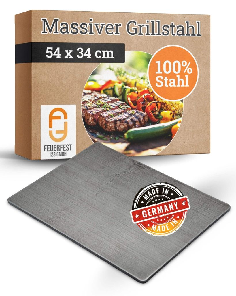 Massiver Grillstahl 54 x 34 cm Produktbild 