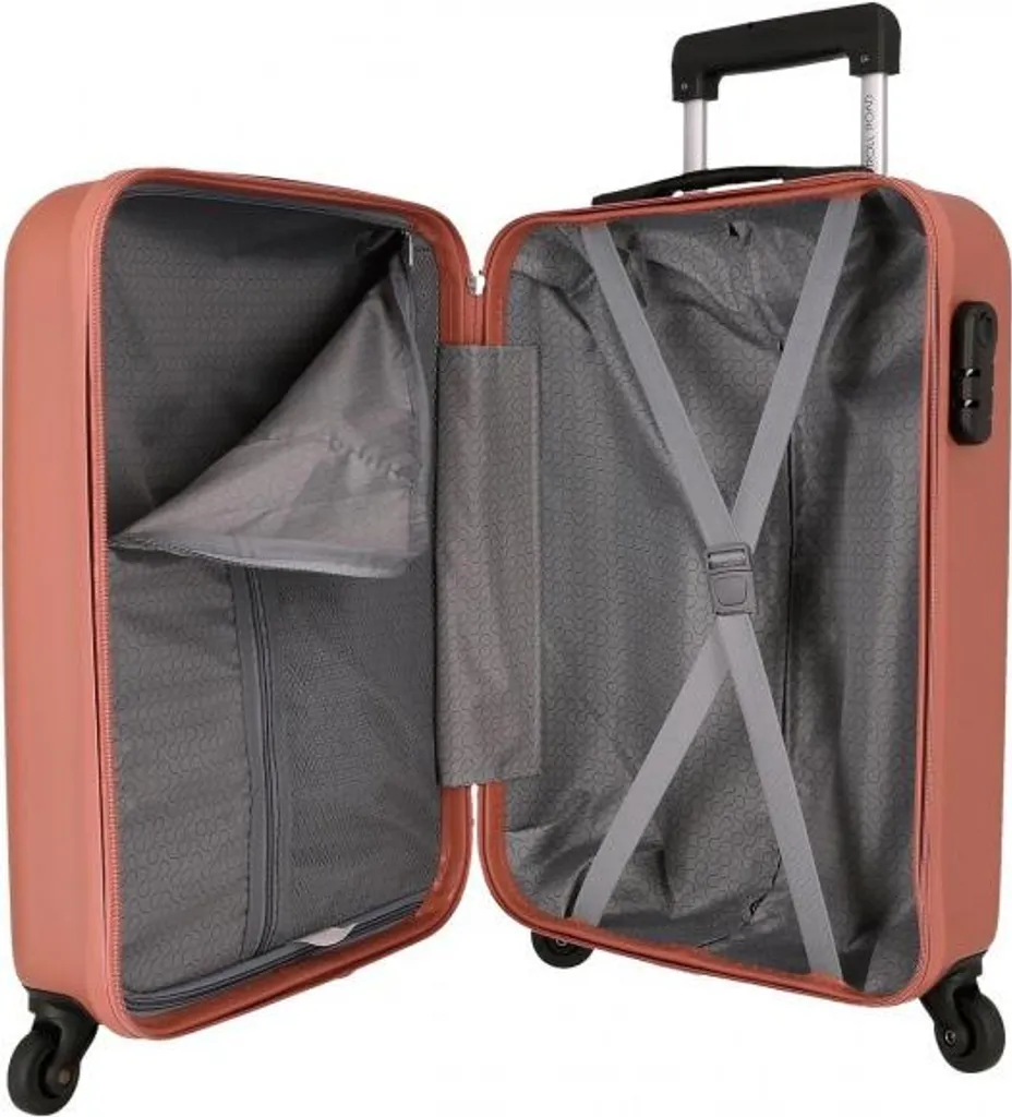 Valises légères ROLL ROAD Flex Nude ABS avec 4 roues multidirectionnelles - 10