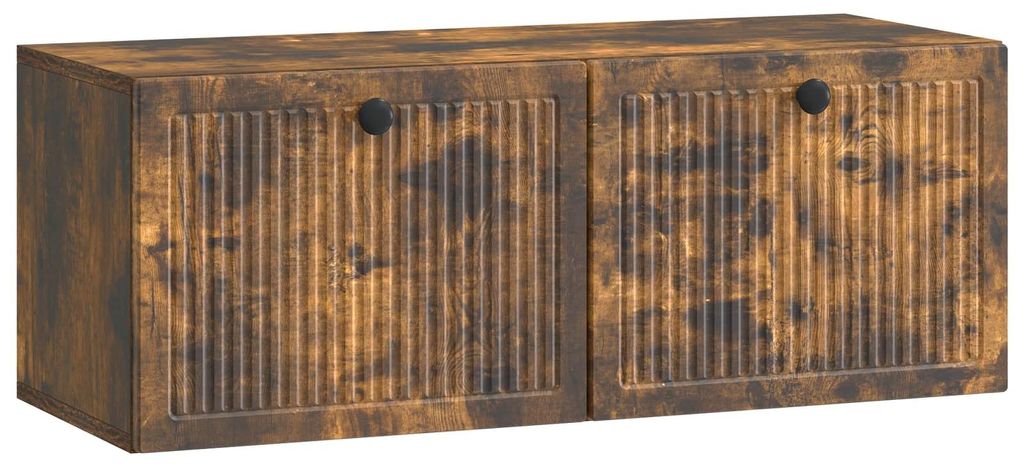 vidaXL Wandmontierter TV-Schrank Geräucherte Eiche 78,5 x 31 x 30 cm