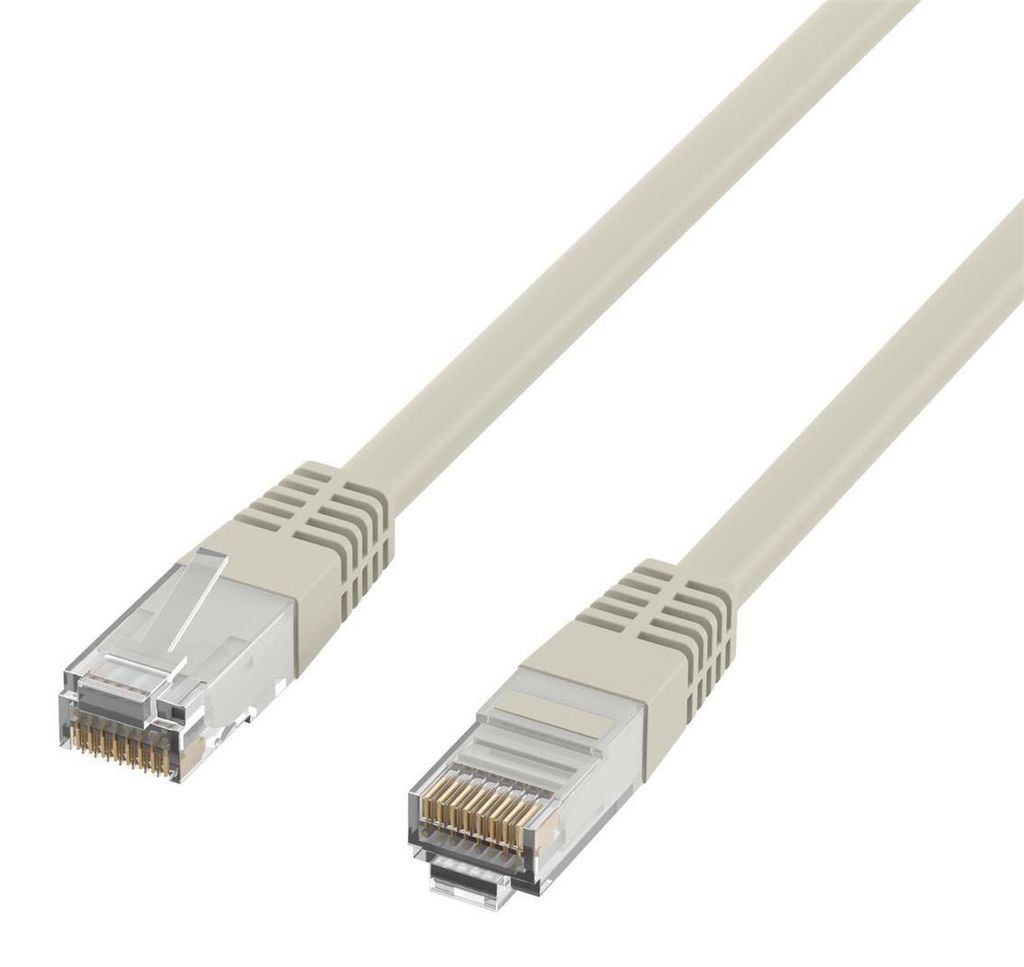 EFB RJ45 Patchkabel U/UTP, Cat.6, PVC, CCA, 0.5m, grau