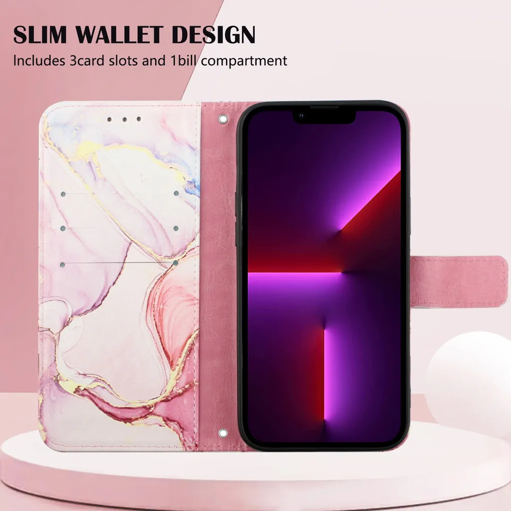 Custodia Protettiva Redmi 9 / Poco M2 - Pelle Sintetica Marmo - 4