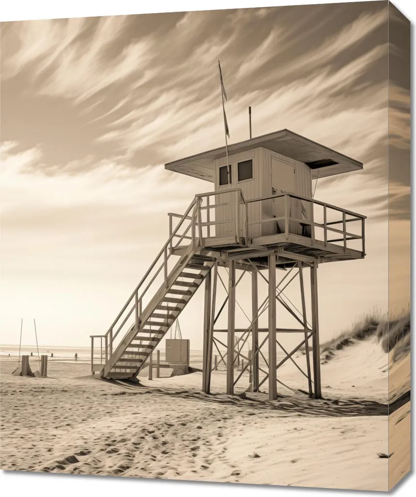 Affiche Gardien des Dunes 50 x 60 cm Impression Haute Qualité Naturel
