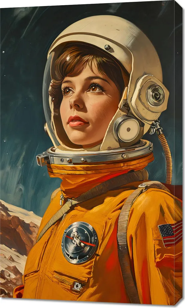 Décoration Murale Cosmos 60x100 cm - Affiche Artistique Pionnière
