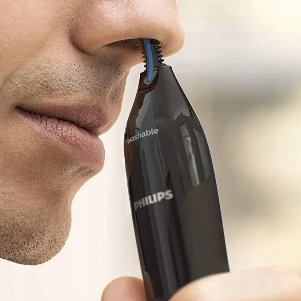 Tondeuse Nez Philips Series 3000 Anti-Tiraillement et Facile à Laver