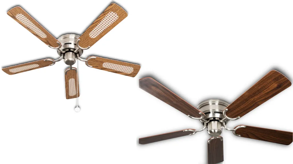 Ventilateur de plafond anti-chaleur 105 cm Pepeo Kisa Deluxe Nickel