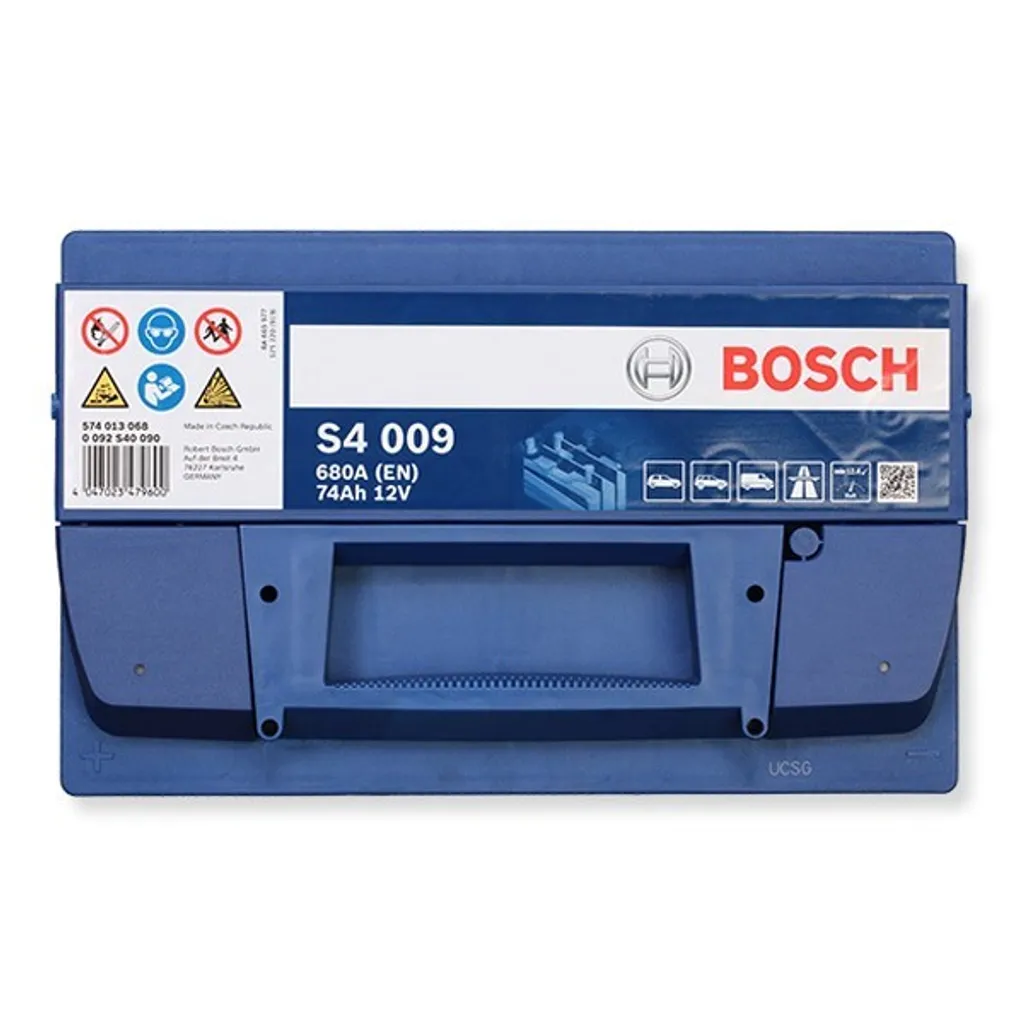 Batterie Bosch S4009 74Ah technologie PowerFrame haute performance