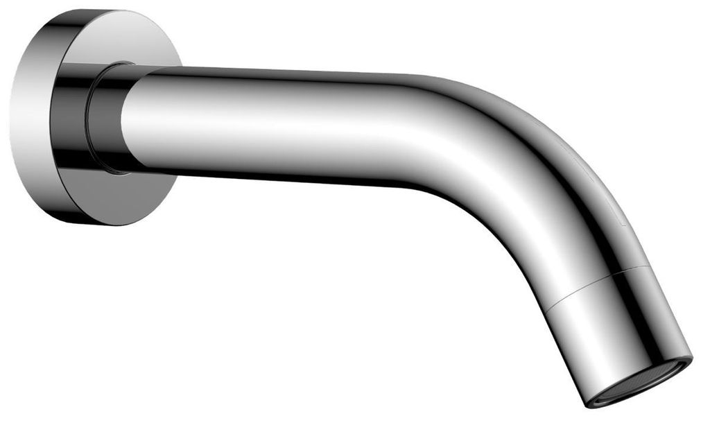 Sapho Wand-Auslauf, rund, 174 mm, Chrom