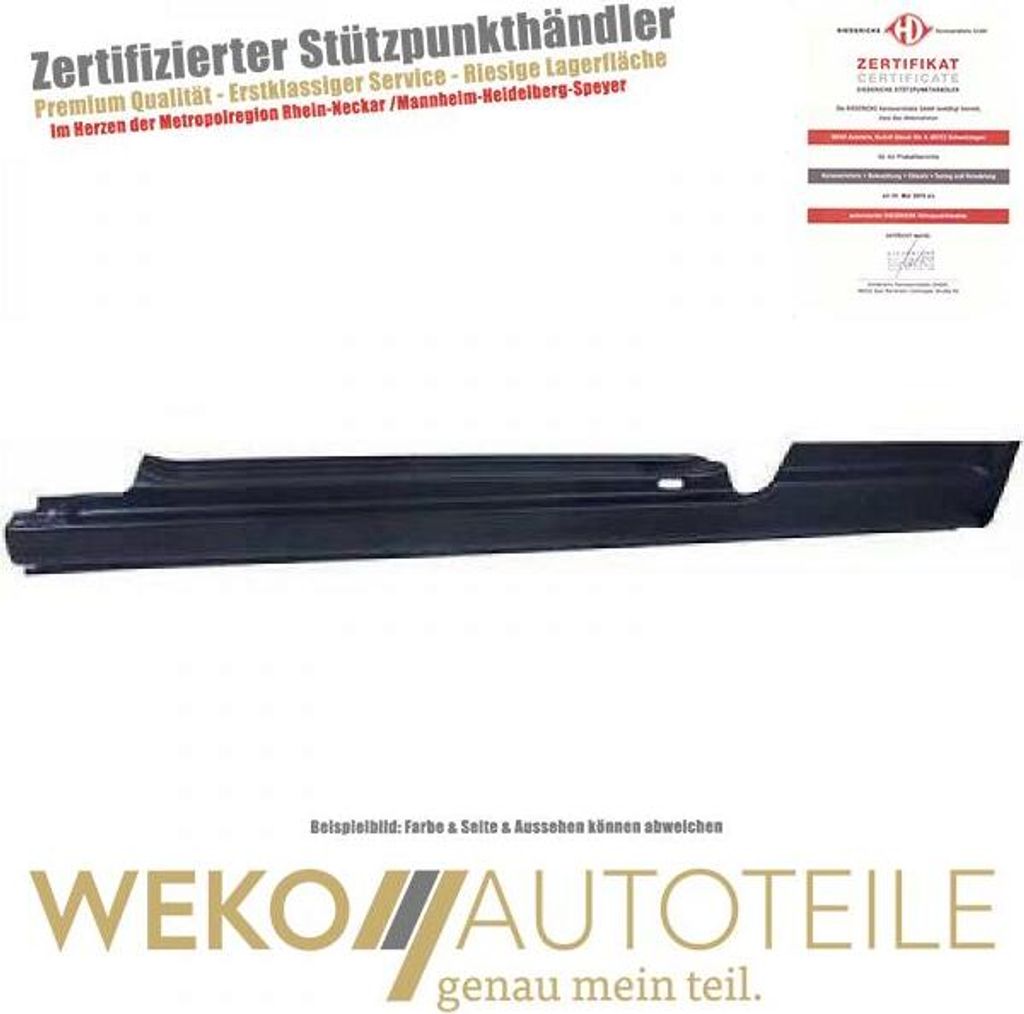Einstiegblech links DIEDERICHS 9452021 für VW