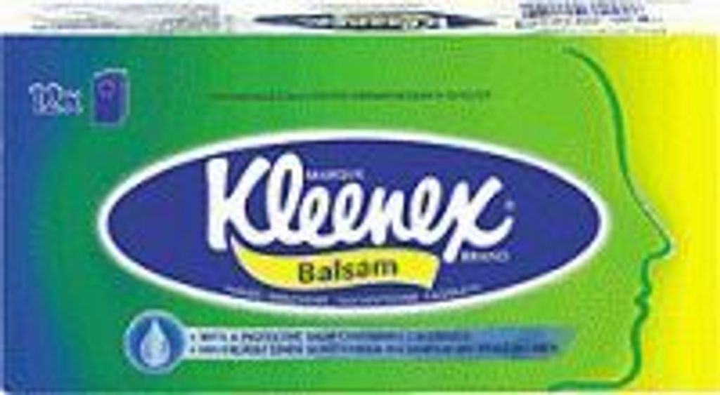 Kleenex Taschentücher Balsam/3692 weiß Inh.12x9 Tücher