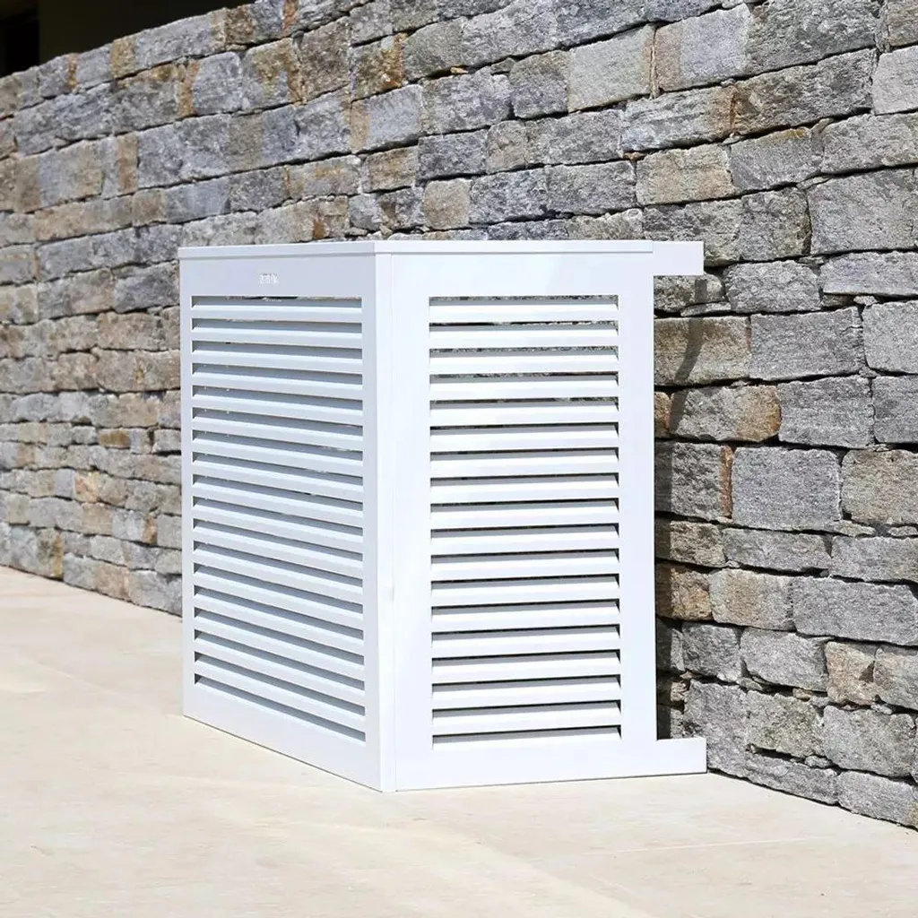 Cacher son Unité de Climatisation Taille M Boîtier Aluminium Blanc Design