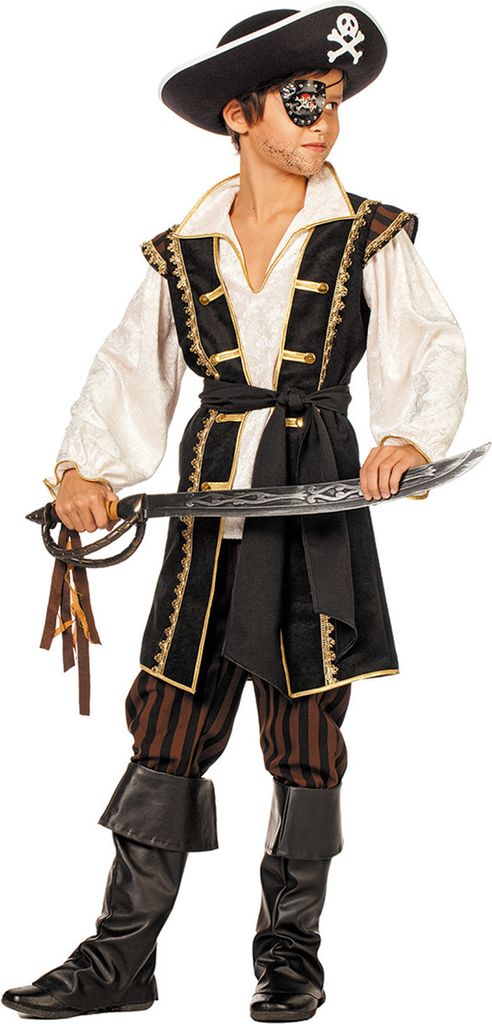 Wilbers Piraten Kostüm für Jungen – Gr. 104-164cm – Braun Produktbild 