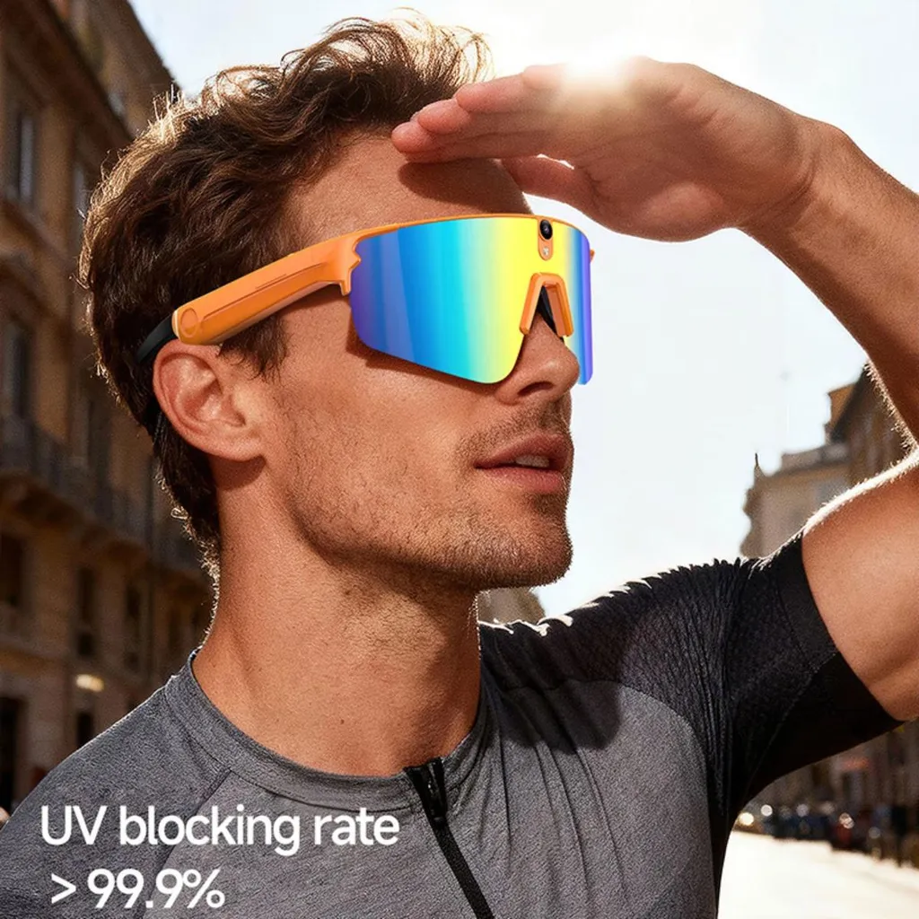Lunettes Connectées IA avec Caméra 8MP et Double Micro Bluetooth - 4
