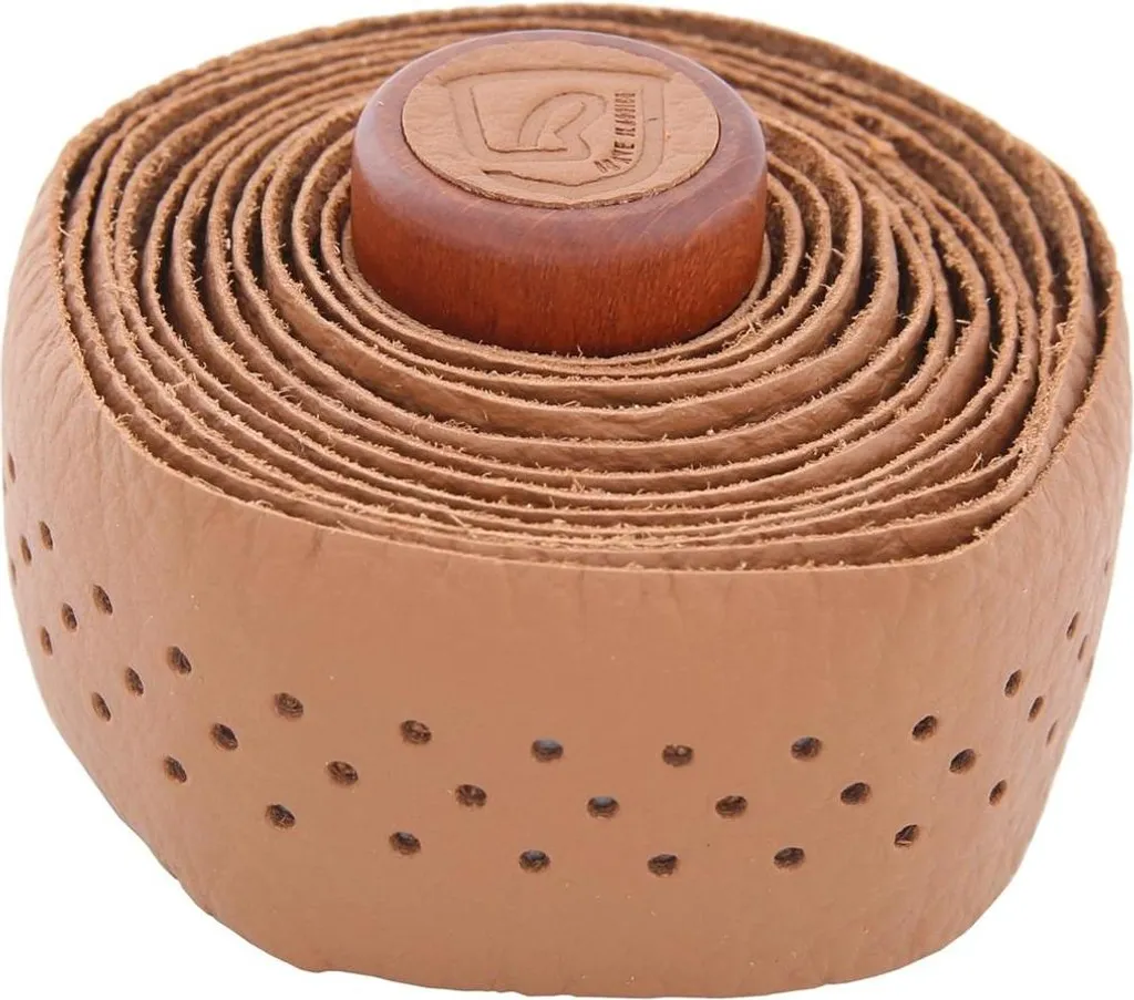 Bande de guidon cuir miel Brave Classic : confort et style anti-vibration