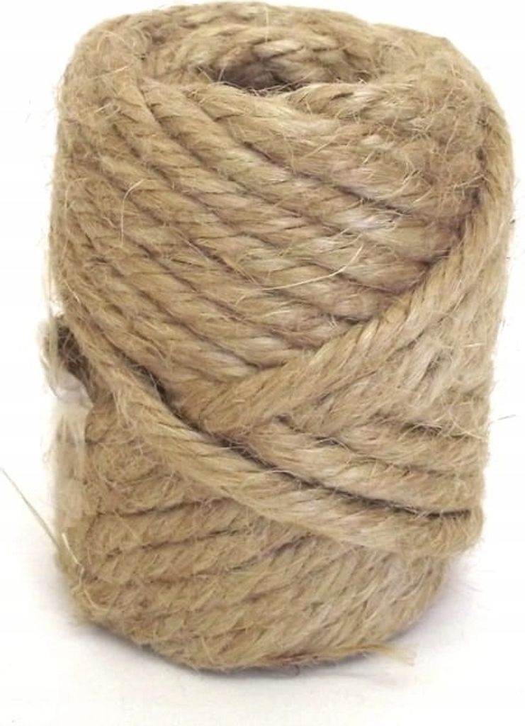 FICELLE DE JUTE naturelle, épaisse, 41 m Image du produit 