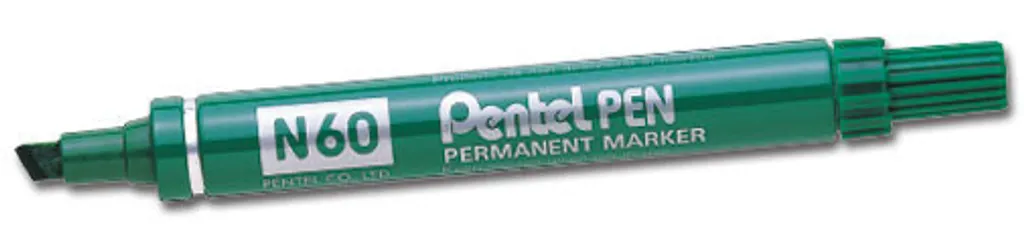 Feutre indélébile Pentel pour écrire sur métal plastique et carton